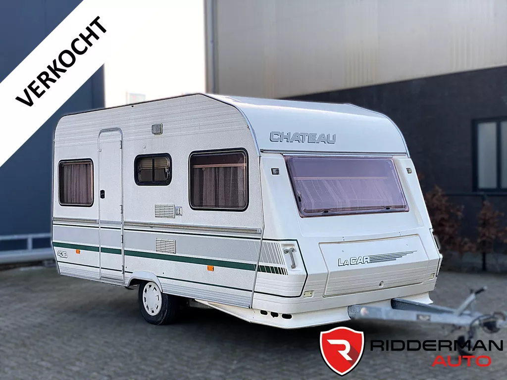 Chateau La Car 430 2e eig sinds 2001!, Nette caravan Voortent